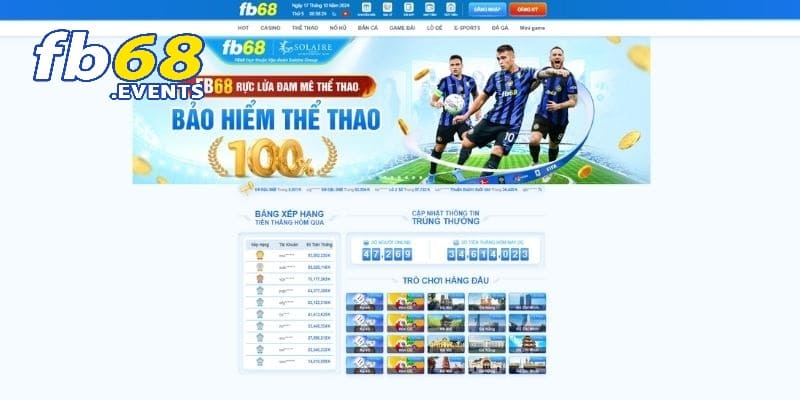 TRANG CHỦ 24 Tìm hiểu sơ lược về nhà cái cá cược FB68