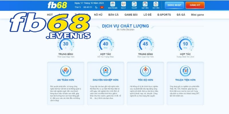TRANG CHỦ 34 Người chơi dễ dàng giao dịch và yên tâm thanh toán vì quy trình này được bảo vệ